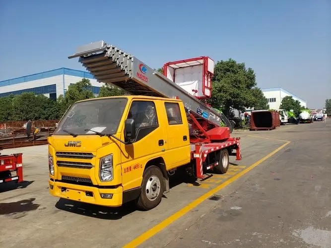 涧西附近云梯车出租 砂石搬运